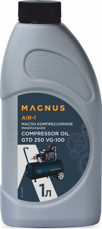 Масло компрессорное MAGNUS OIL COMPRESSOR-1, 1 л в Омске